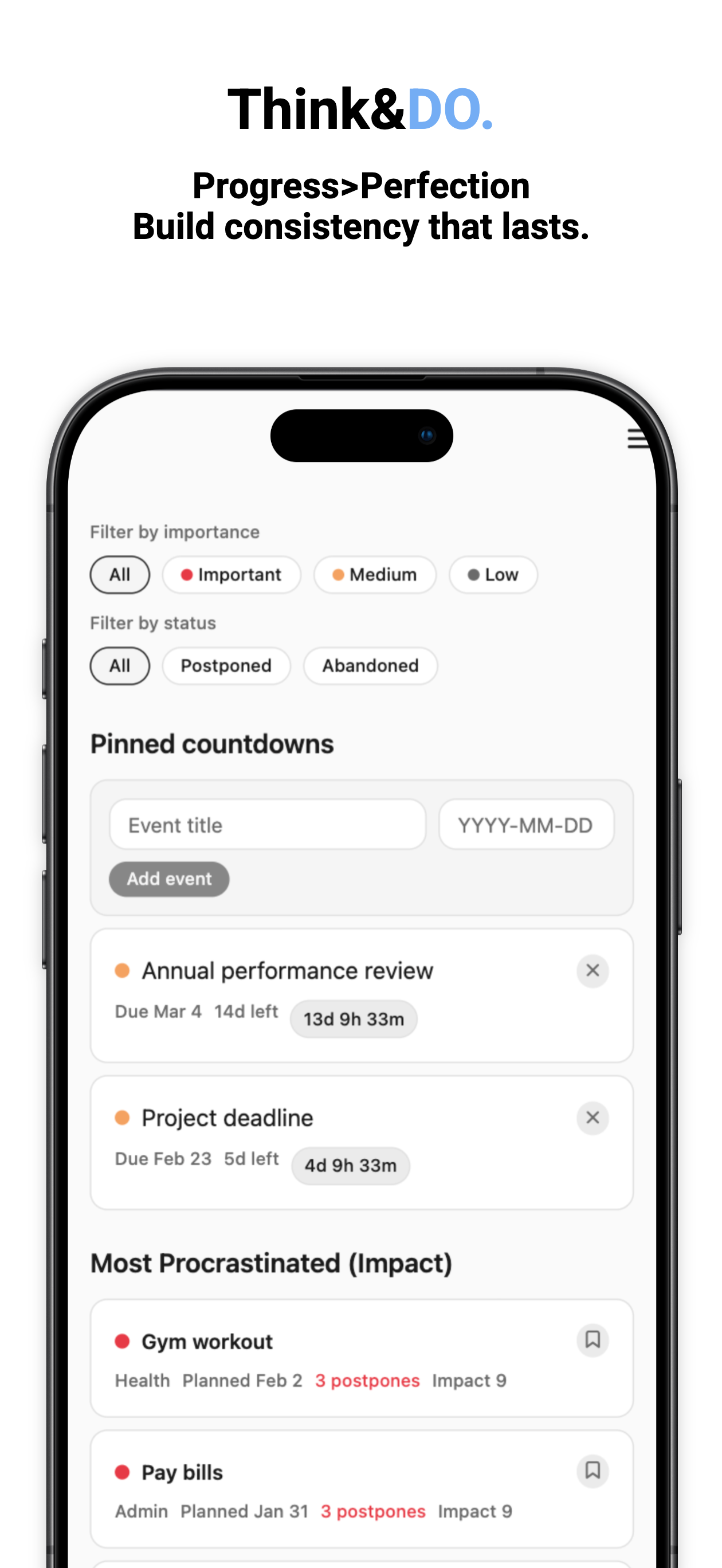 Think&Do screenshot 1